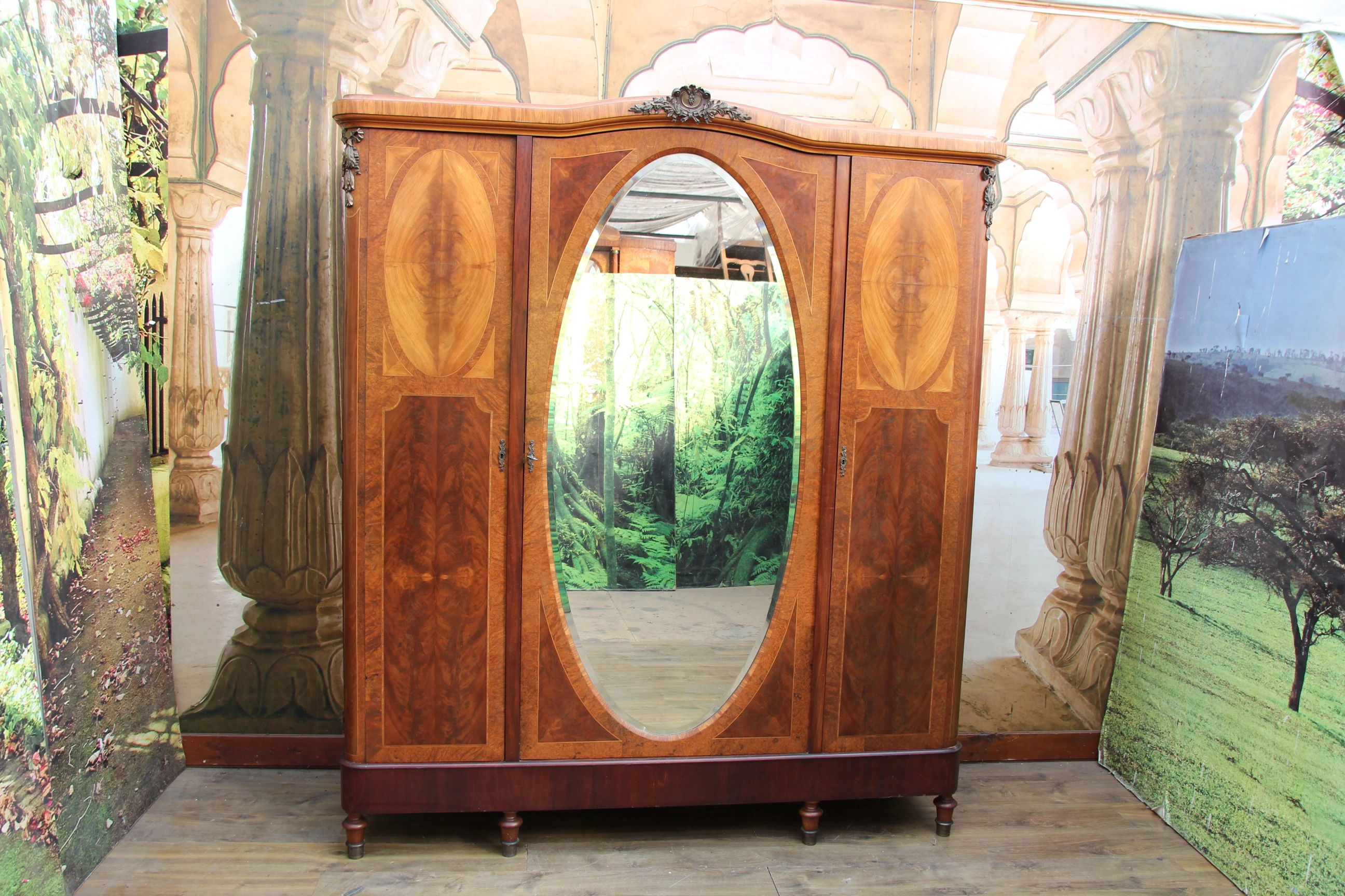 Biedermeier Wäscheschrank - Kleiderschrank