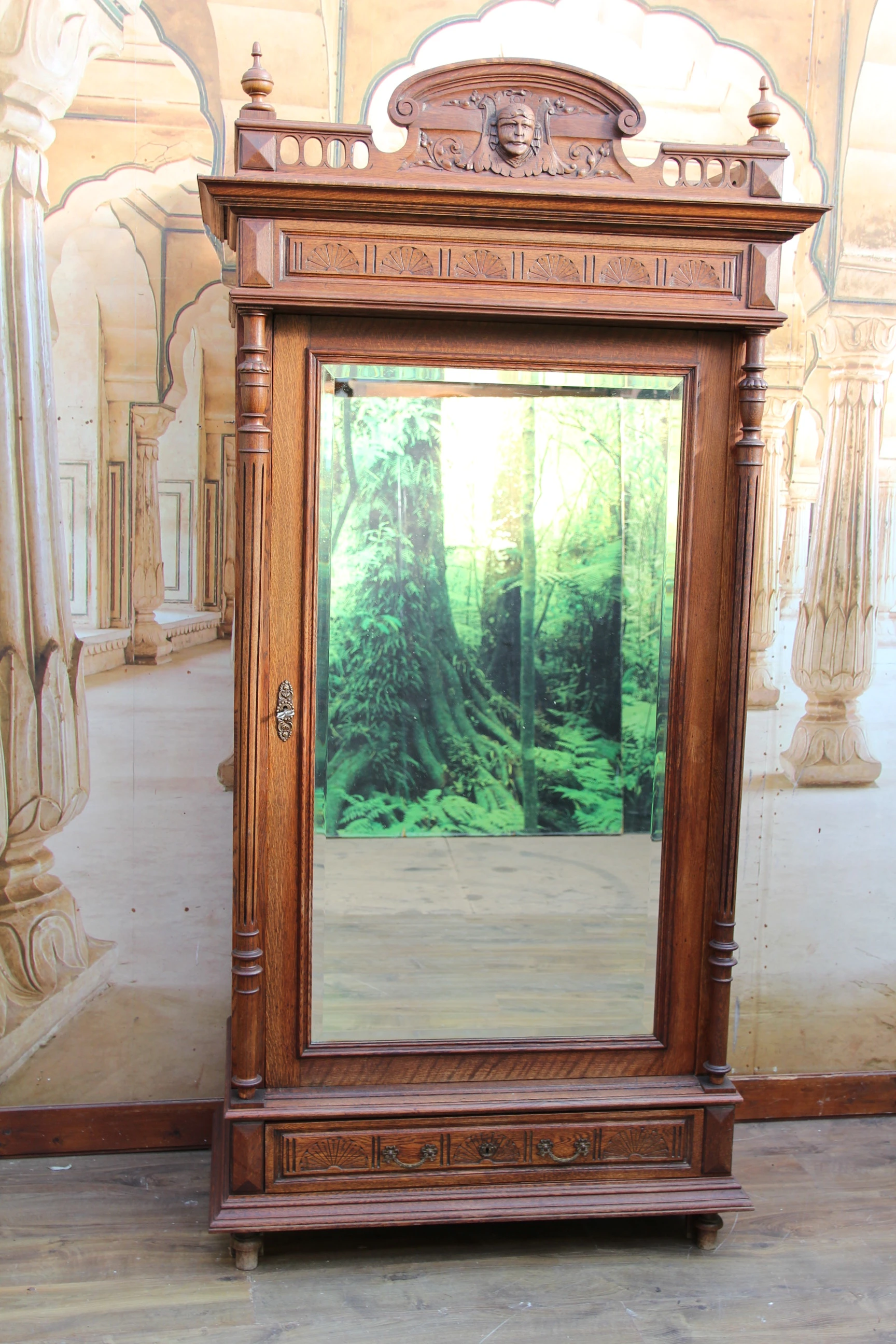 Gründerzeit Kleiderschrank Wäscheschrank