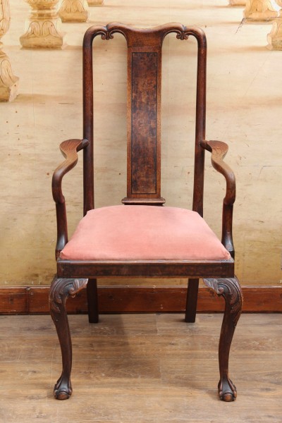 Jugendstil Armlehnen Stuhl - Sessel
